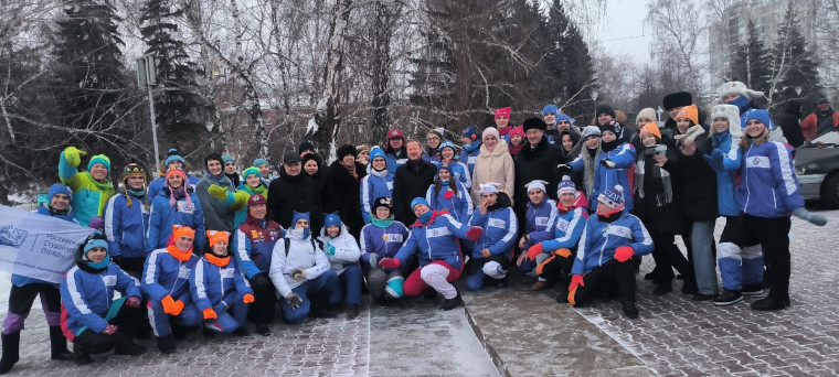 Всероссийская патриотическая акция «Снежный десант РСО» стартовала в Алтайском крае!.